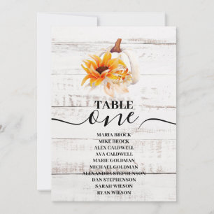 Convites Madeira Branca Rústica Pumpkin Molusca