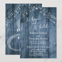 Madeira Rústica Azul & Luzes Para Ter e Manter