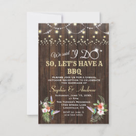 Convites Madeira Tropical Floral de Hummingbird depois que 