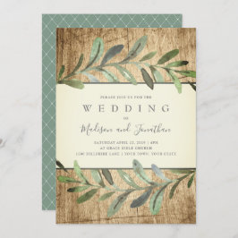 Convites Madeiras botânicas das videiras rústicas que