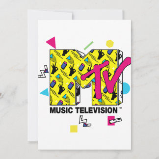 Convites Mademark x MTV - Logotipo oficial da MTV com 80 e