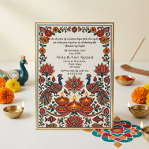 Madhubani Pavões Festival das Luzes Deepak Lótus