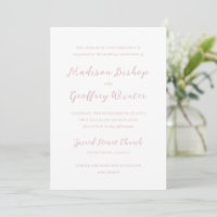 Madison Pink Elegant Wedding