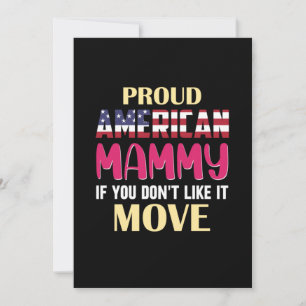 Convites Mãe Arte Orgulhosa Mamãe Americana