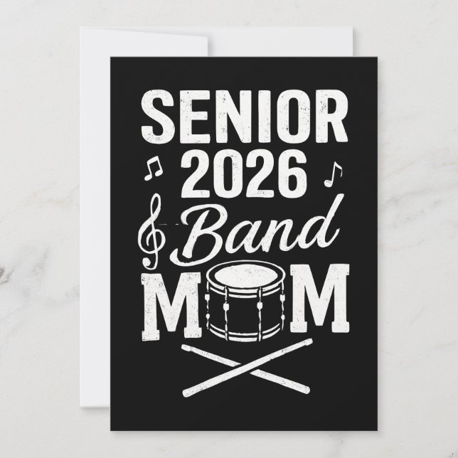 Convites Mãe da banda Senior 2026 (Frente)