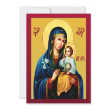 Mãe de Deus nova vermelha