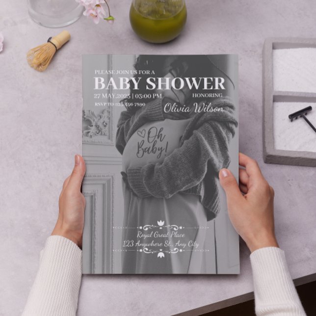 Convites Mãe é Chá de fraldas (Criador carregado)