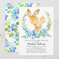 Mãe e Chá de fraldas de Bunny Bebê