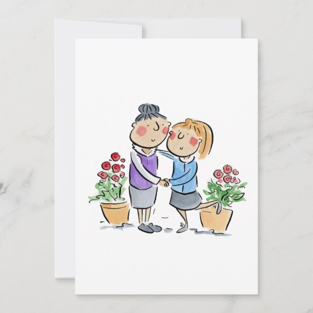 Convites Mãe e Filha (Frente)