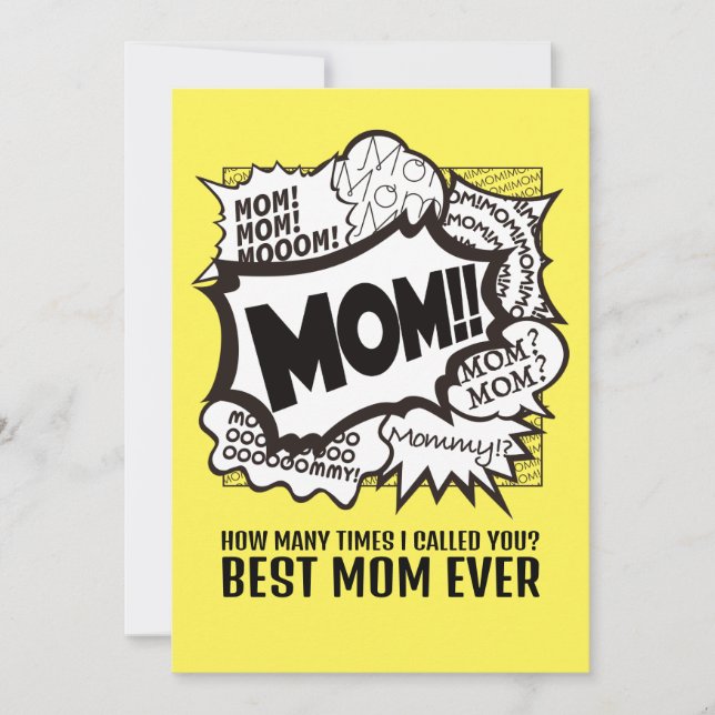 Convites MÃE! Placas de obrigado de dia de as mães (Frente)