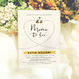 Convites Mãe Rústica Para Ser Chá de fraldas Neutro Do Gêne