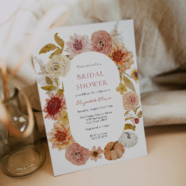 Convites Mães Boho Autumn e Chá de panela Pumpkins