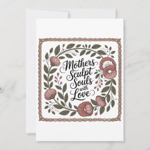 Convites Mães Escultam Almas Com Amor