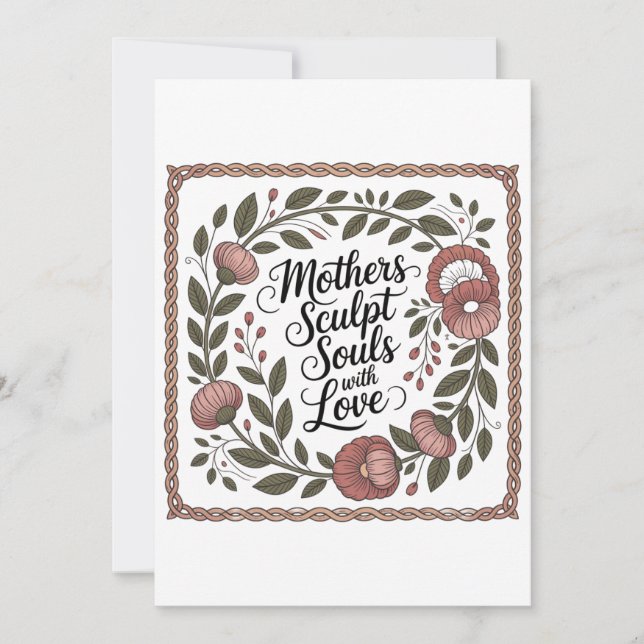 Convites Mães Escultam Almas Com Amor (Frente)