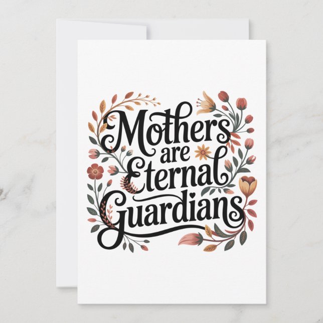 Convites Mães São Guardiãs Eternas (Frente)