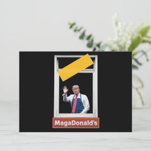 Convites MAGADonald's Trump 2024