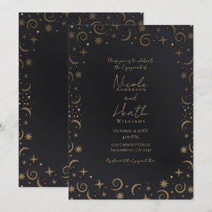 Convites Magia Caprichosa Redemoinhos Celestiais Noite Comp