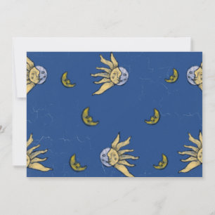 Convites Magia Celestial Azul Céu Whimsigoth