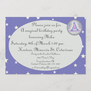 Convites Magia de Chapéu Pagan do Feiticeiro