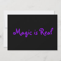 Magia é Real-convites
