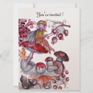 Convites MAGIC FOLLET DE COGUMELOS champanhe