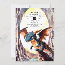 Magic Pastel Dragon Aniversário