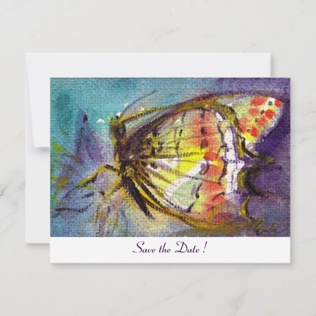 Convites MÁGICO - BORBOLETO, branco (Frente)