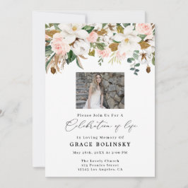 Convites Magnolia E Cotton Celebração De Viagens