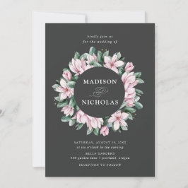 Convites Magnolia & Eucalipto | Casamento de Coroa Floral