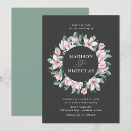 Convites Magnolia & Eucalipto | Casamento de Coroa Floral