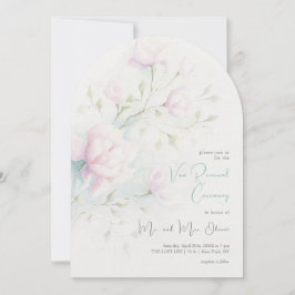 Convites Magnolia Rosa Vow Renovação