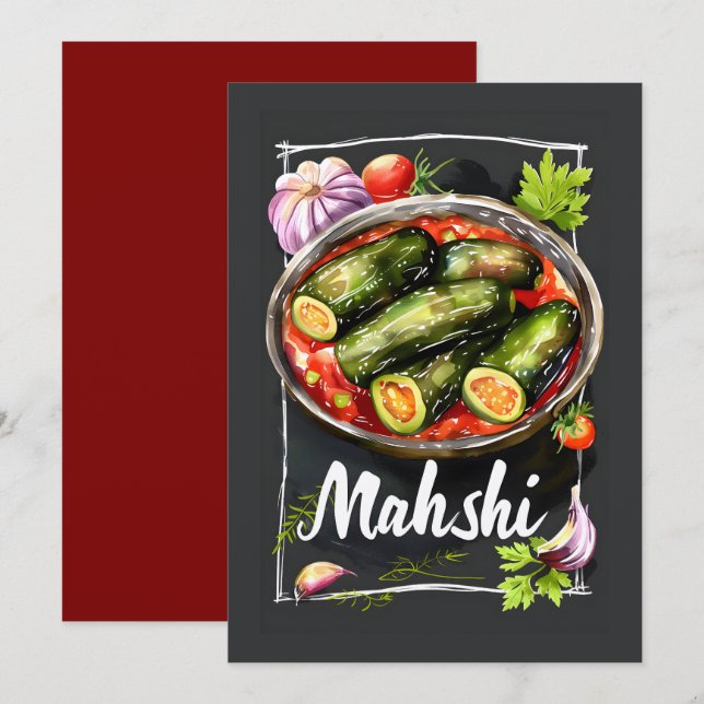 Convites Mahshi Extravaganza م ح ي ك و ش س ا ب ا  (Frente/Verso)