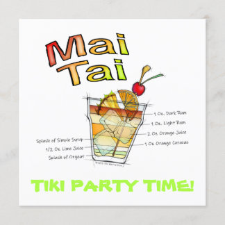 CONVITES MAI TAI COCKTAIL RECIPE ARTE
