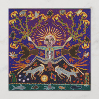 Convites Maia mexicana, deusa asteca, arte étnica e arte bo