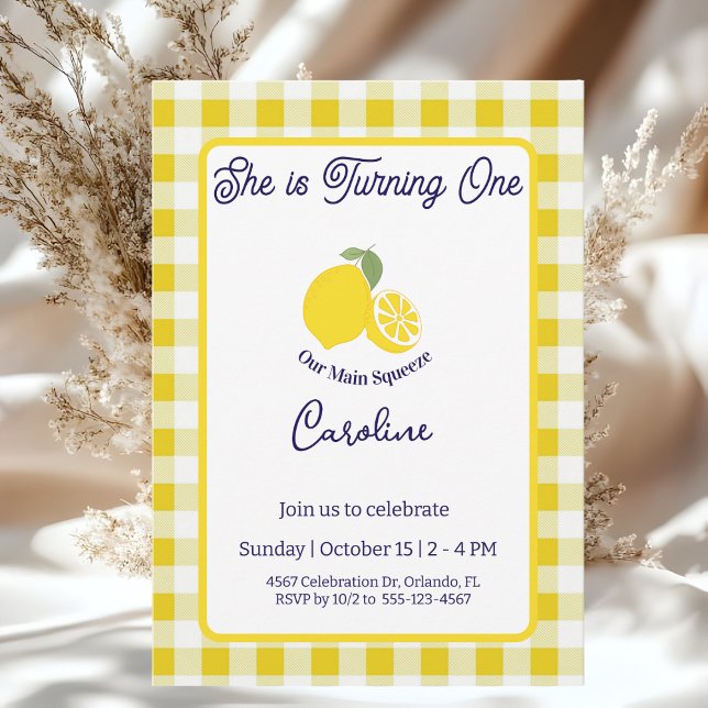 Convites Main Squeeze Birthday Invitation Birthday Card (Criador carregado)