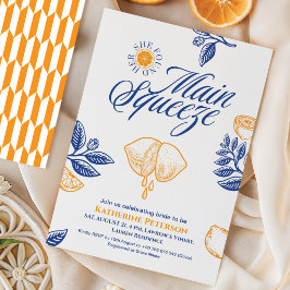Convites Main Squeeze Citrus Bridal Shower Lemon Bright
