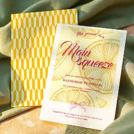Convites Main Squeeze Citrus Chá de Bebê de Noiva Lemon Bri