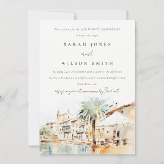 Convites Maiorca Espanha Paisagem Casamento Aniversário