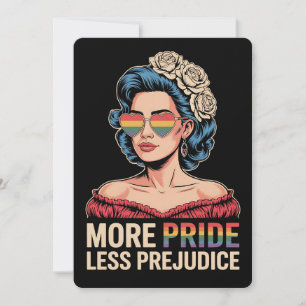 Convites Mais Orgulho Menos Preconceito do Orgulho LGBTQ Al