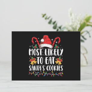 Convites Mais Propenso a Comer os Biscoitos de Natal do Pap