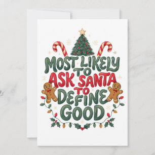 Convites Mais Propenso a Pedir ao Papai Noel para Definir u