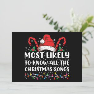 Convites Mais Provável Conhecer Todas as Músicas de Natal