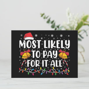 Convites Mais Provável De Pagar Por Tudo Piadas De Natal