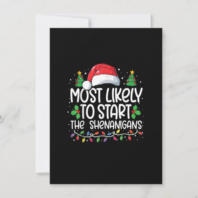 Convites Mais Provável Para Começar A Fama De Natal Dos She (Frente)