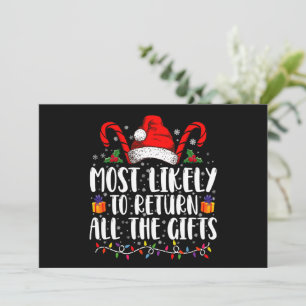 Convites Mais Provável Para Devolver Todos Os Presentes De 