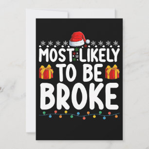 Convites Mais Provável Que Seja Feriado De Natal Engraçado