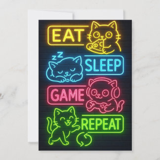 Convites Mais um jogo Carta de Cumprimentos Divertida de Ga