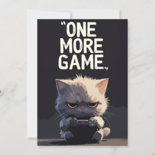 Convites Mais um jogo Carta de Cumprimentos Divertida de Ga