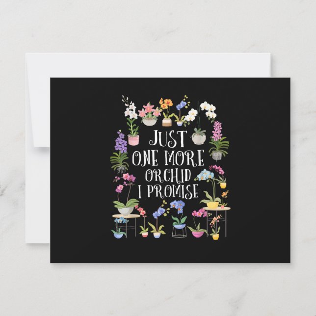 Convites Mais Uma Orquídea Eu Prometo (Frente)