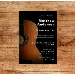 Convites Mais velho Considerando Violão Música Concert Mode